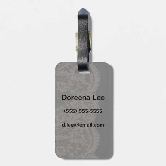 Spitze 2 gepäckanhänger (Rückseite vertikal)