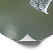 Spitze auf Blätter Poster (Ecke)