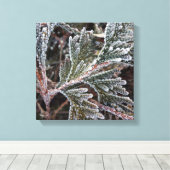 Spitze auf Zweigen Leinwanddruck (Insitu (Holzboden))