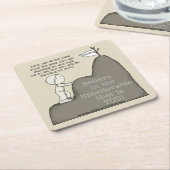 Spitze bis Spitze Rechteckiger Pappuntersetzer (angewinkelt)