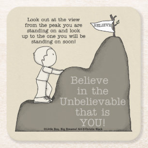 Spitze bis Spitze Rechteckiger Pappuntersetzer