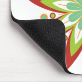 Spitze Blume des Sternes neun Mousepad (Ecke)