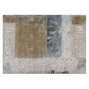 Spitze-Collage II Schneidebrett