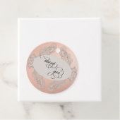 Spitze Dankeschön - Roségold Geschenkanhänger (Beispiel)