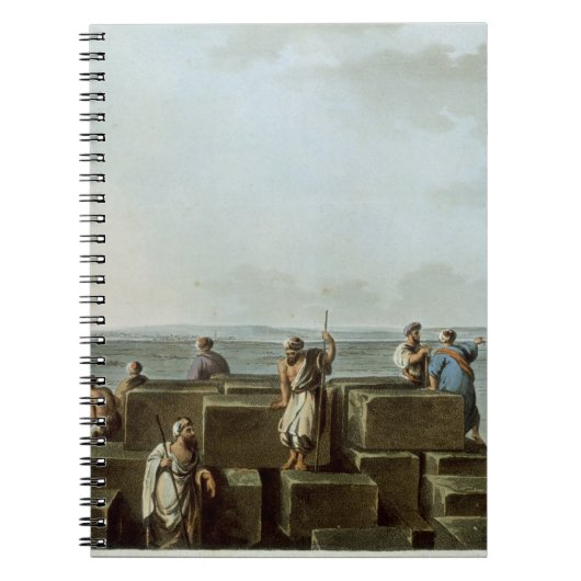 Spitze der ersten Pyramide von Gizah, überziehen 4 Notizblock (Vorderseite)