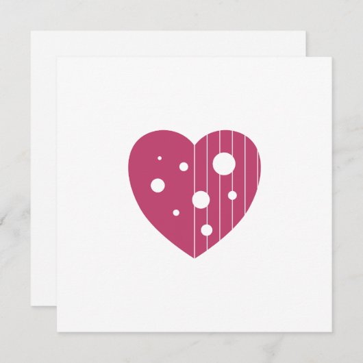 Spitze der Liebe Feiertagskarte (Vorne/Hinten)