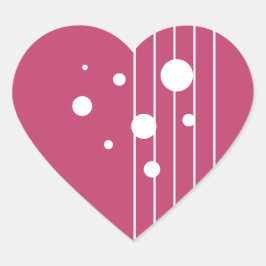 Spitze der Liebe Herz-Aufkleber