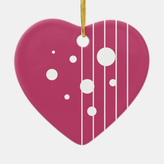 Spitze der Liebe Keramik Ornament (Vorne)