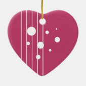 Spitze der Liebe Keramik Ornament (Hinten)