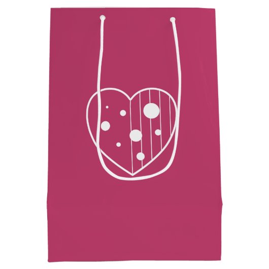 Spitze der Liebe Mittlere Geschenktüte (Rückseite)