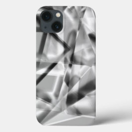Spitze der quadratischen Teile eines Acryls, grau  Case-Mate iPhone Hülle