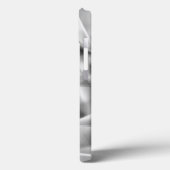 Spitze der quadratischen Teile eines Acryls, grau  Case-Mate iPhone Hülle (Rückseite / Links)