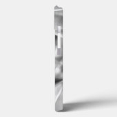 Spitze der quadratischen Teile eines Acryls, grau  Case-Mate iPhone Hülle (Rückseite / Links)