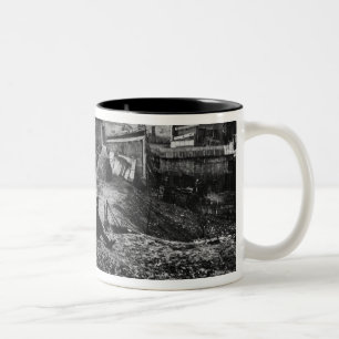 Spitze der Rue Champlain Paris, 1858-78 Zweifarbige Tasse