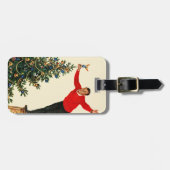 Spitze des Baums Gepäckanhänger (Vorderseite horizontal)