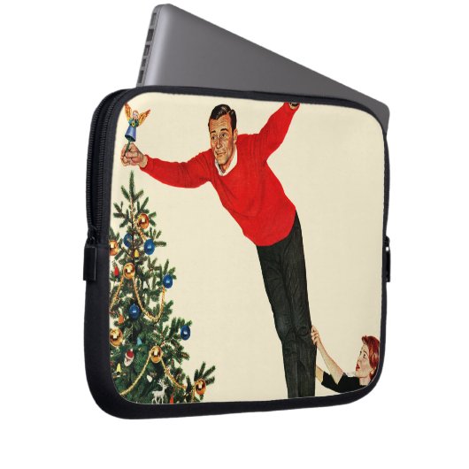 Spitze des Baums Laptopschutzhülle (Vorne Rechts)