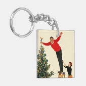 Spitze des Baums Schlüsselanhänger (Vorderseite links)