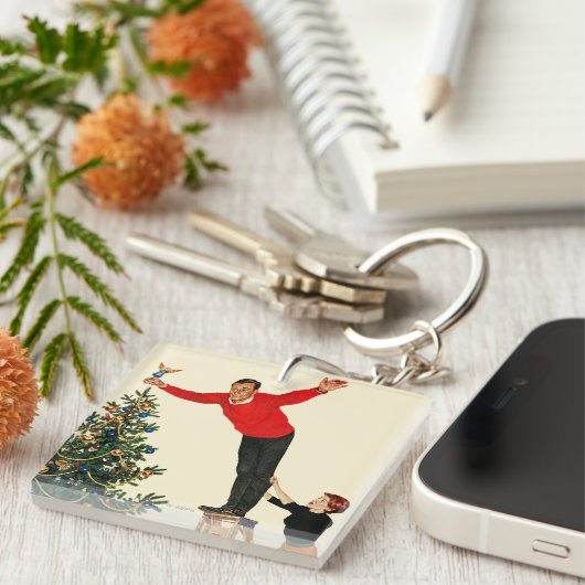 Spitze des Baums Schlüsselanhänger (Vorderseite rechts)