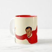 Spitze des Baums Zweifarbige Tasse (Vorderseite Links)