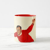 Spitze des Baums Zweifarbige Tasse (Mittel)