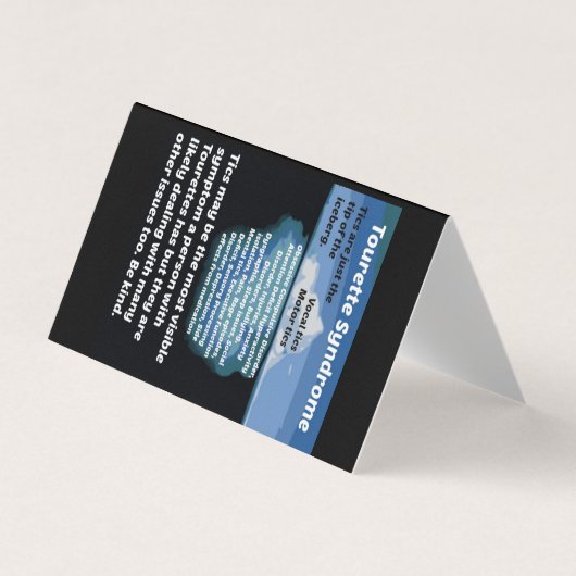 Spitze des Eisbergs gefaltete Karten (Vorderseite)