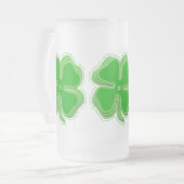 Spitze des Morgens zu Ihnen - Irishcoffee-Tasse Mattglas Bierglas (Vorderseite Links)