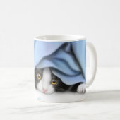 Spitze-ein-Bookitty-Katzen-Tasse Kaffeetasse (VorderseiteRechts)