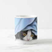 Spitze-ein-Bookitty-Katzen-Tasse Kaffeetasse (Mittel)
