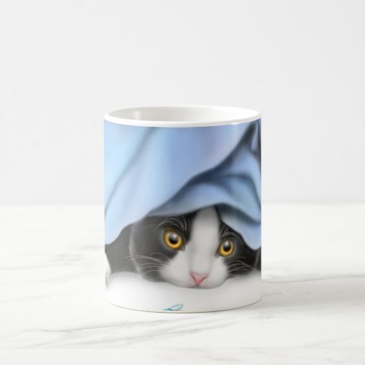 Spitze-ein-Bookitty-Katzen-Tasse Kaffeetasse (Mittel)