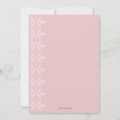 Spitze fasst religiöse Einladung ein (Rückseite)