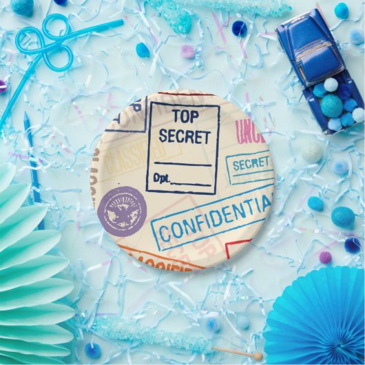 Spitze - Geheimnis - behalten Sie heraus Pappteller (Party)