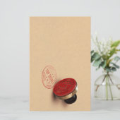 Spitze - Geheimnis klassifizierte Briefpapier (Stehend Vorderseite)