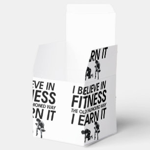 SPITZE glauben an Fitness Geschenkschachtel