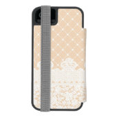 Spitze-Grenze Incipio iPhone Geldbeutel-Hülle (Folio Rückseite)