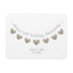 Spitze-Hochzeitstag Magnet