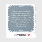 Spitze individuell anpassbare Bibe Verse Custom Cu Aufkleber (Blatt)