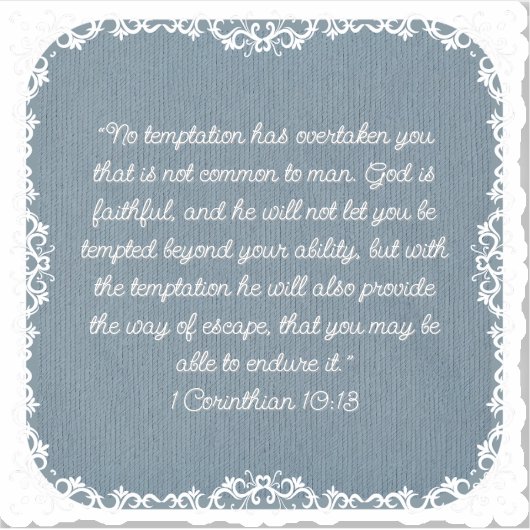 Spitze individuell anpassbare Bibe Verse Custom Cu Aufkleber (Vorderseite)