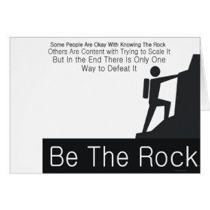 SPITZE ist der Felsen