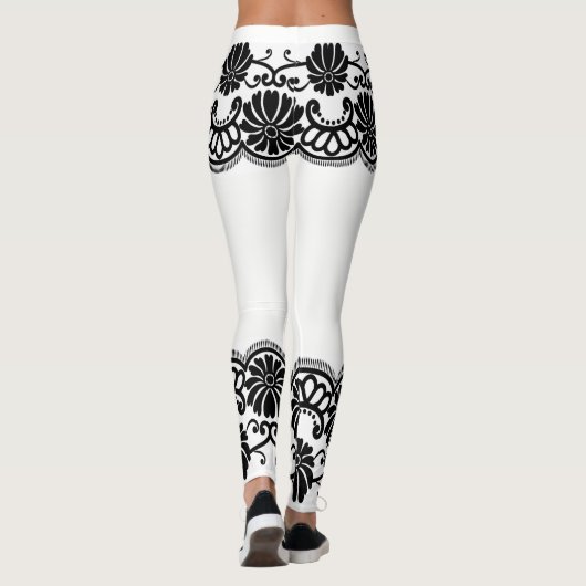 Spitze Leggings (Rückseite)