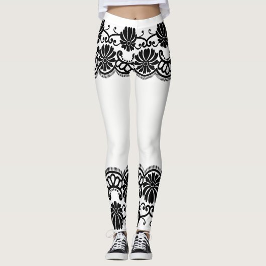 Spitze Leggings (Vorderseite)