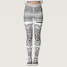 Spitze-Leggings