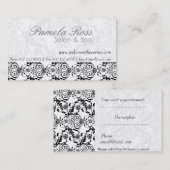 Spitze-moderne Terminkarte (Vorne/Hinten)