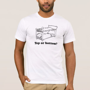 Spitze oder Unterseite T-Shirt
