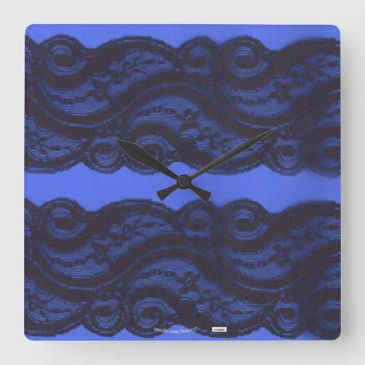 Spitze Quadratische Wanduhr (Vorderseite)