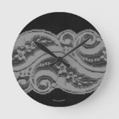 Spitze Runde Wanduhr (Vorderseite)