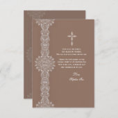 Spitze-Säule danken Ihnen zu merken Dankeskarte (Vorne/Hinten)