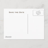 Spitze Save the Date Postkarte (Rückseite)