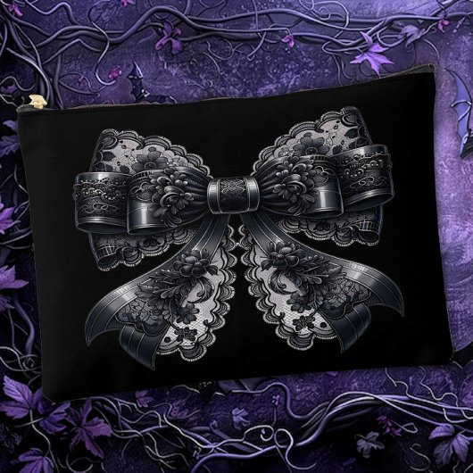 Spitze Schleife Dark Gothic Zubehörtasche