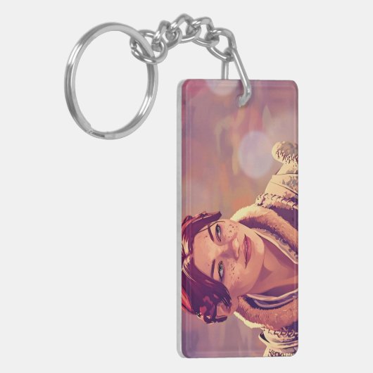 Spitze Schlüsselanhänger (Vorderseite links)