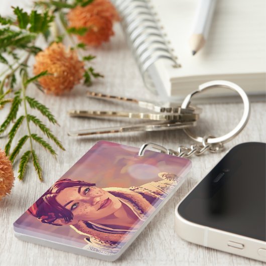 Spitze Schlüsselanhänger (Vorderseite rechts)